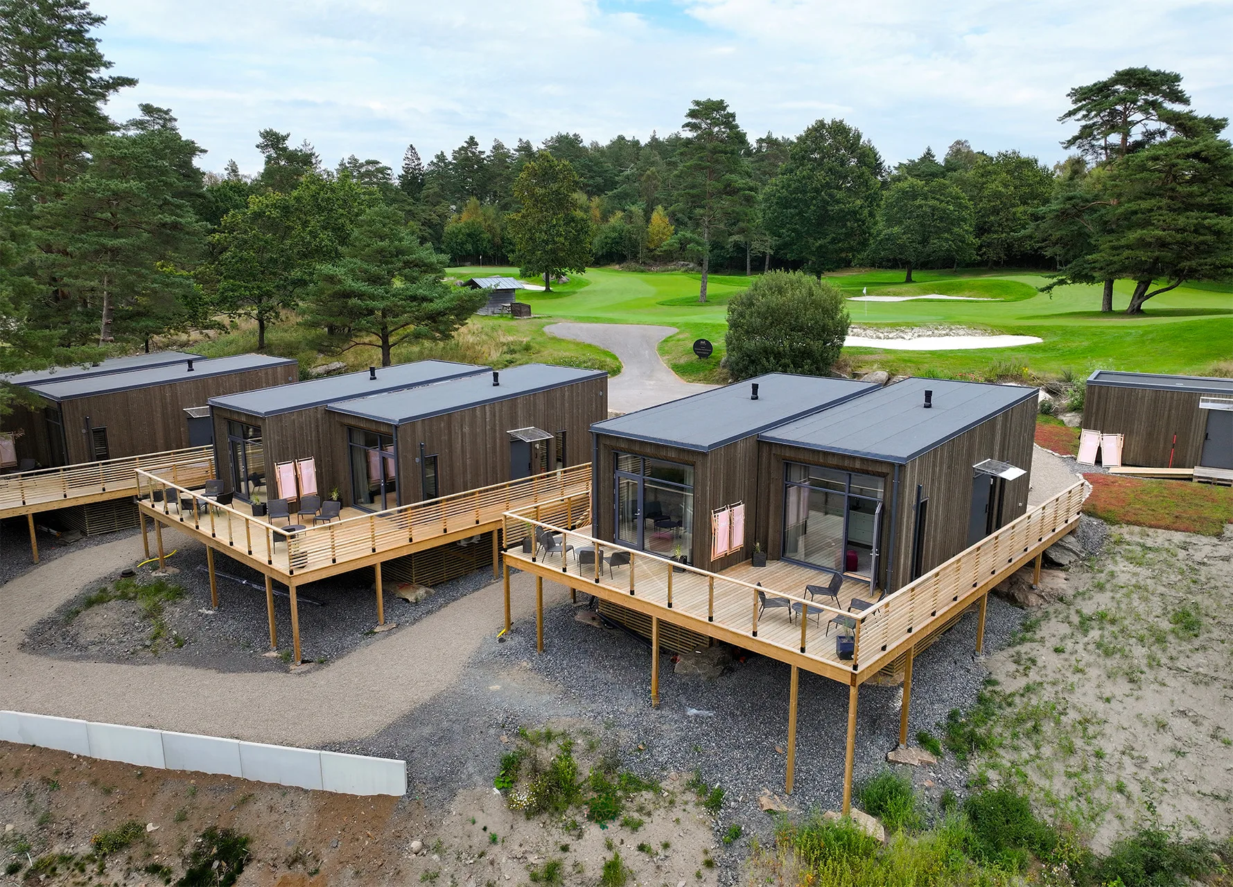 Projekt Hills Golf Modular Lodge, Mölndal, Szwecja