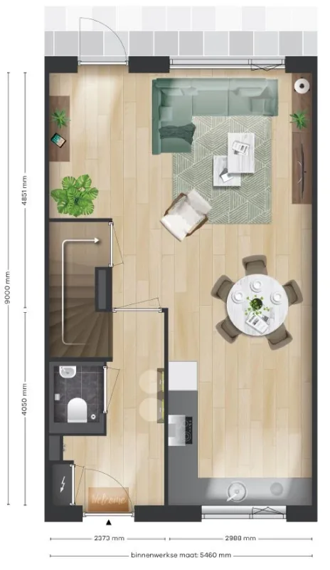 MW 5.7 Ground-Oriented House détail 1