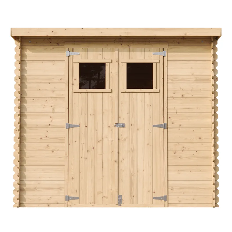 Interlocking Wooden Garden Shed M310 detalj 1