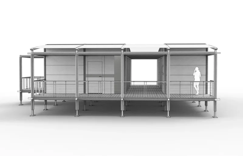 12-Bay Dogtrot detalj 2