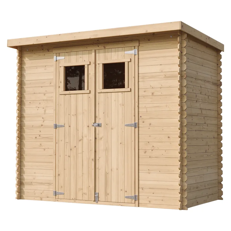Interlocking Wooden Garden Shed M310 detalj 2