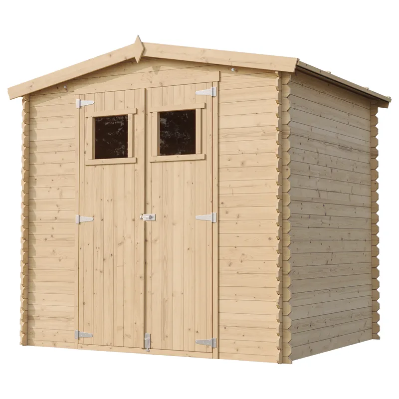 Interlocking Wooden Garden Shed M369 detalj 2