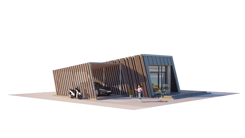 The Wild Wave Extra-Spacious with Carport detail 2