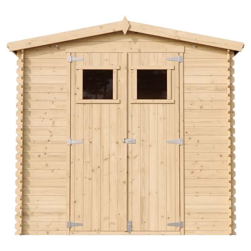 Interlocking Wooden Garden Shed M369 detalj 1