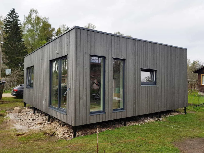 59.5 m² timber-frame modular house
