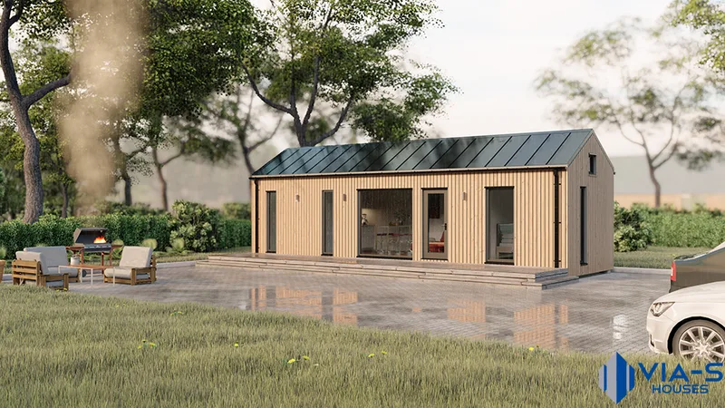 Summer house with a loft 40 m² main