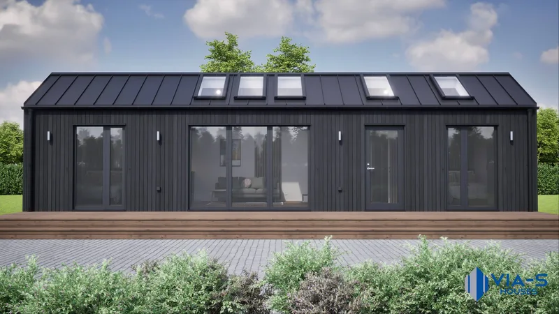 Summer house with a loft 50 m² – modern version