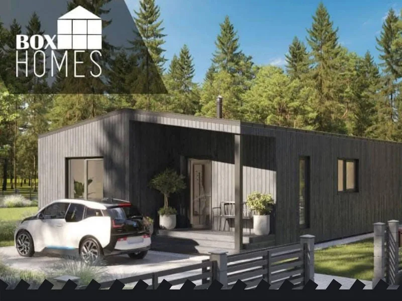 80 m² timber-frame modular house