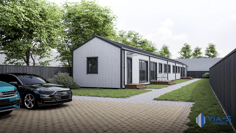 Twin house project 182 m²