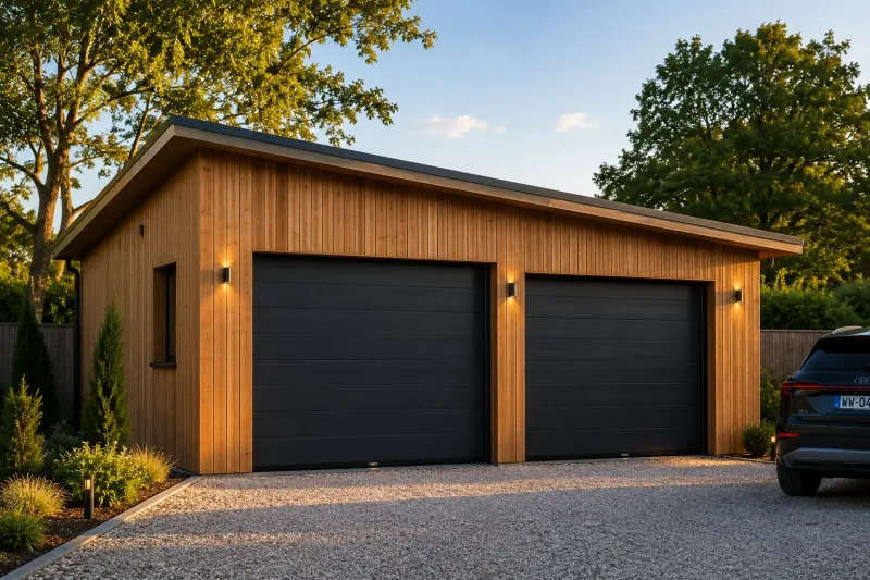 Garage bois 6 x 3 m