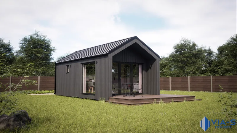 Summer house with a loft 35 m²