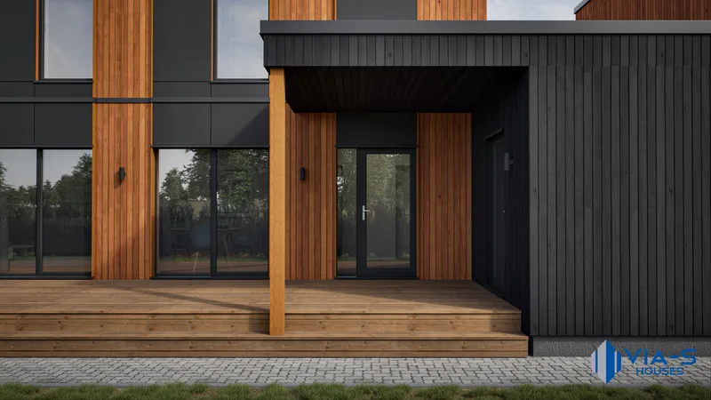Twin house project 312 m²