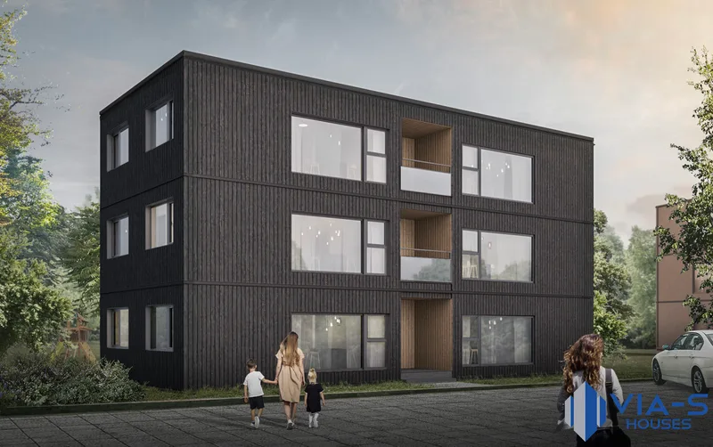 Apartment house project 447 m²
