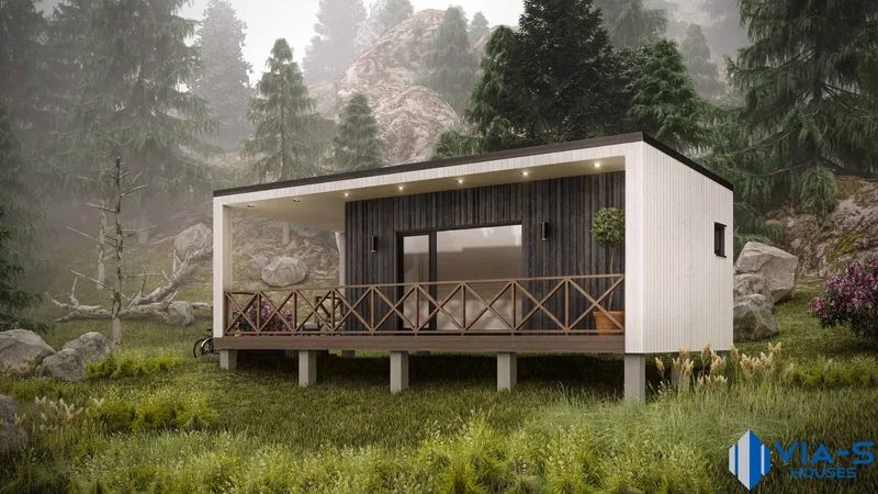 Summer house with terrace 45 m²