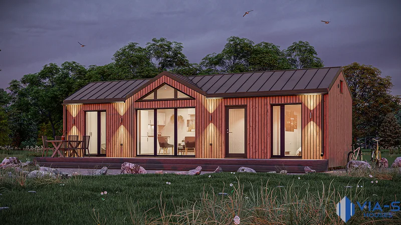 Summer house with a loft 50 m² main