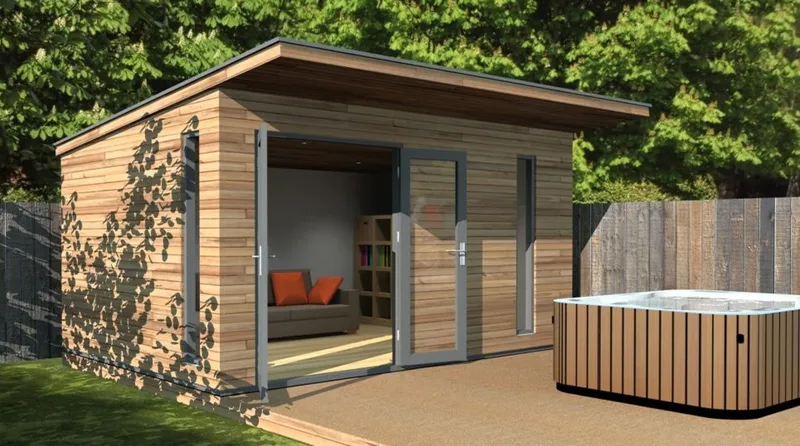 Garden Room 4 x 3 m with Canopy