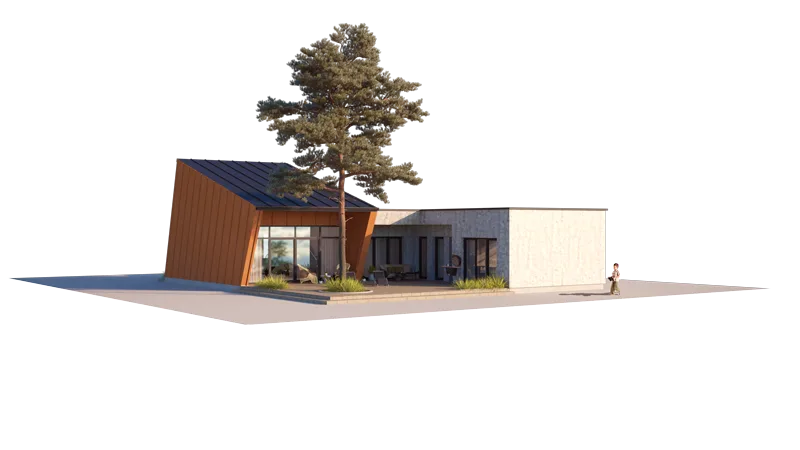 The Wild Wave Loft L-Shape with Garage
