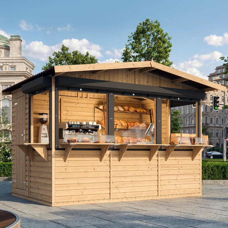 Wooden Sales Booth M150BZ
