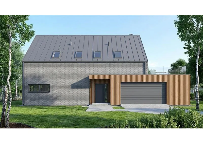 DH174 Two-Storey House with Two-Car Garage