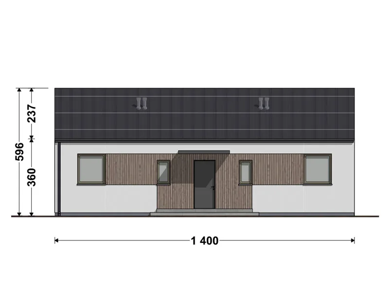 DH115 Single-Storey Family House