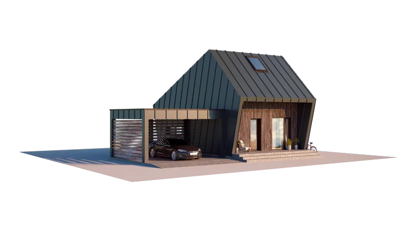 The Morning Glory Loft II with Carport