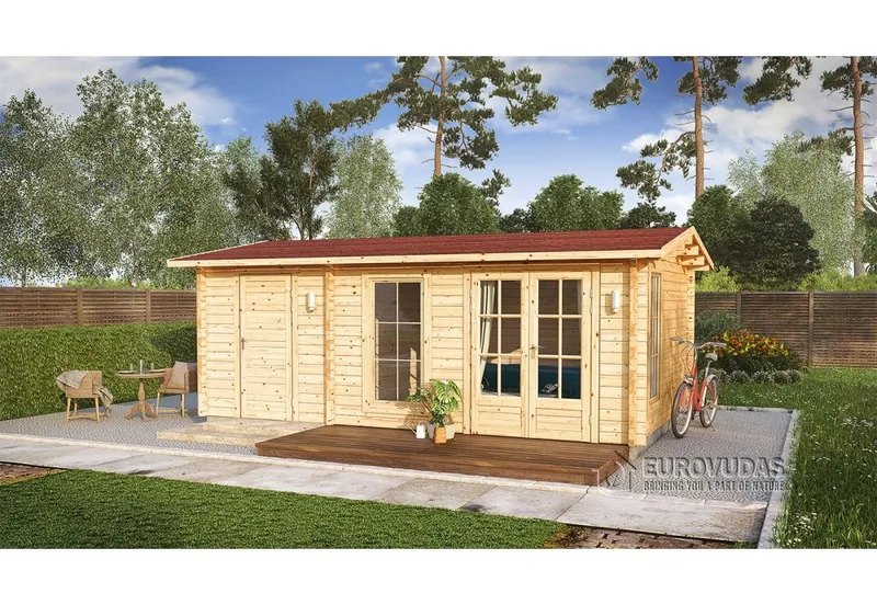 Rose Garden Cabin 6 x 4 m (24 m2)
