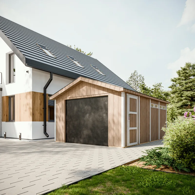 LP SmartSide Panel Garage and Storage Building M991B
