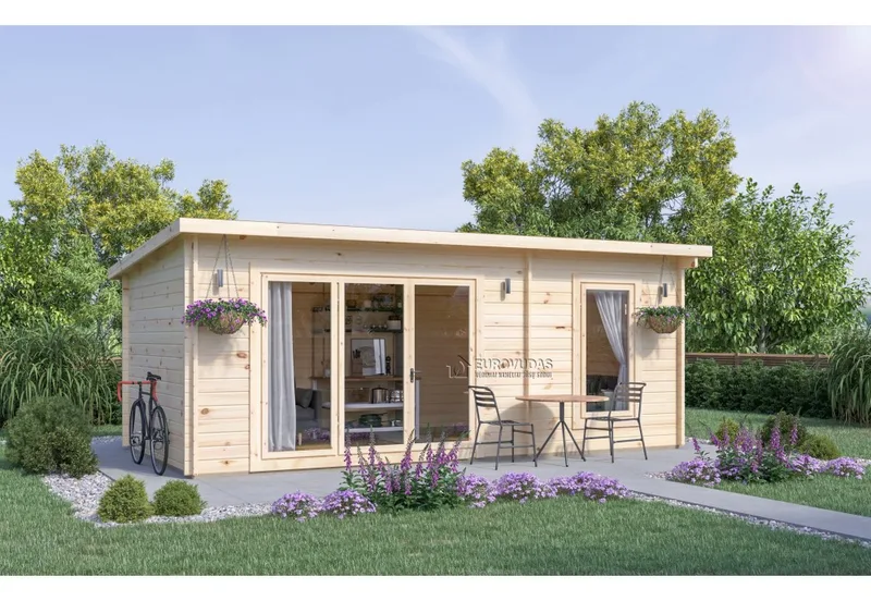 London Garden Cabin 6 x 3 m (18 m2) – Insulation-Ready