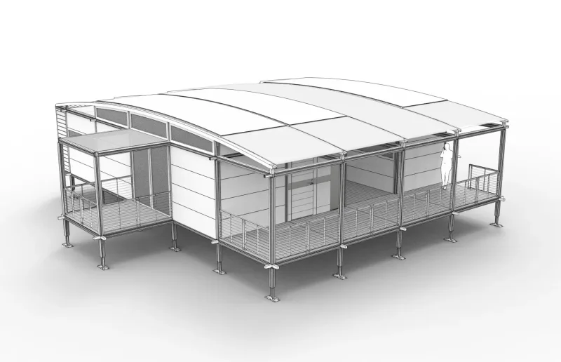 12-Bay Dogtrot