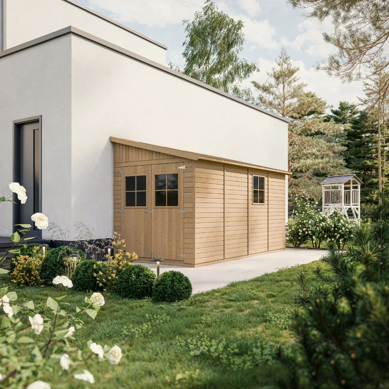 Panel Wooden Garden Shed M340