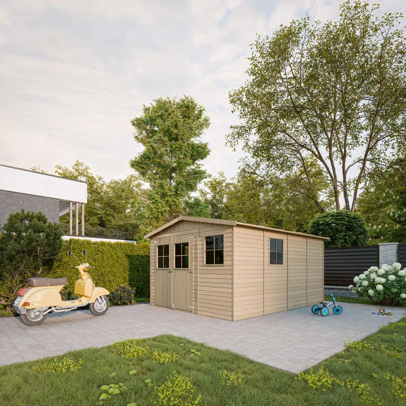 Panel Wooden Garden Shed M336