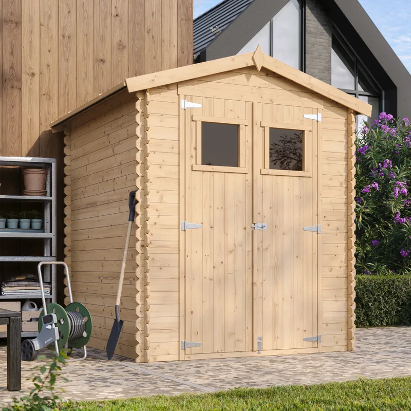 Interlocking Wooden Garden Shed M320