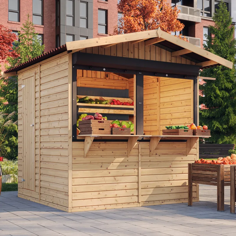 Wooden Sales Booth M149Z