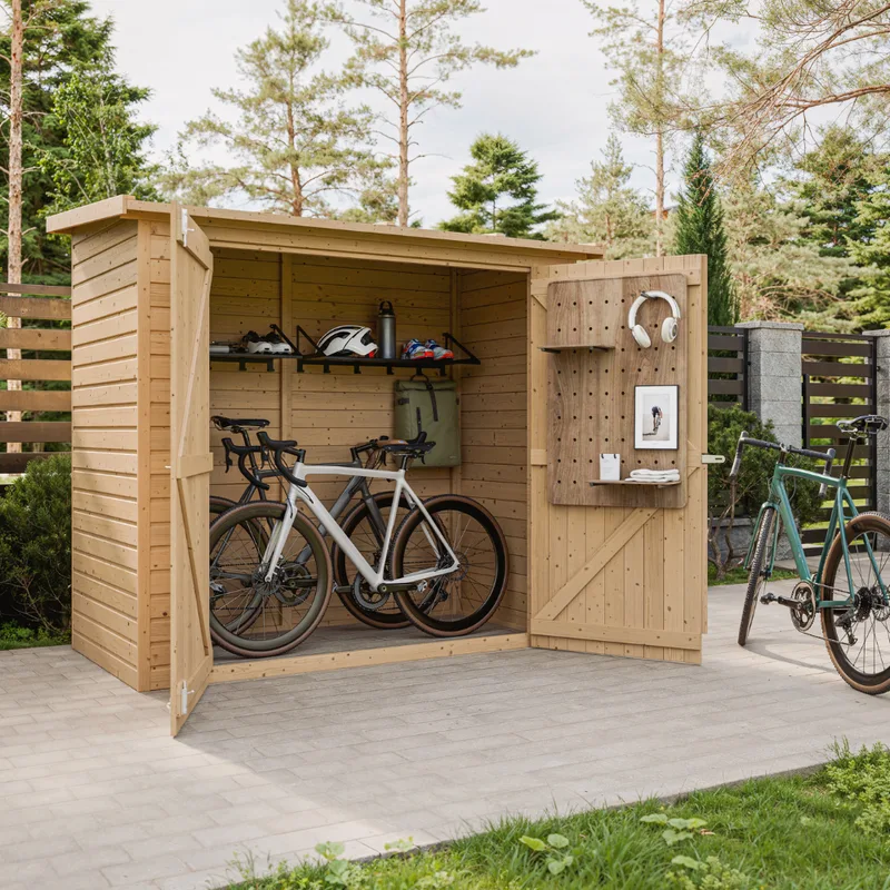 Panel Wooden Garden Shed M348 hoved