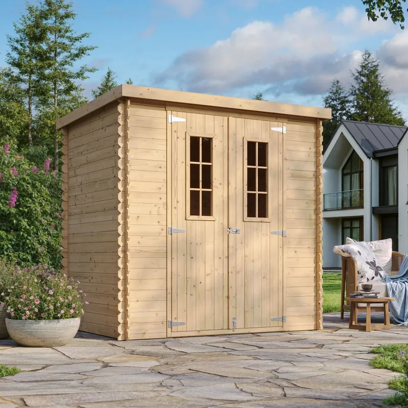 Interlocking Wooden Garden Shed M311C